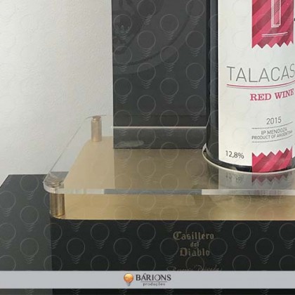 Display de Acrílico para Exposição de Vinho